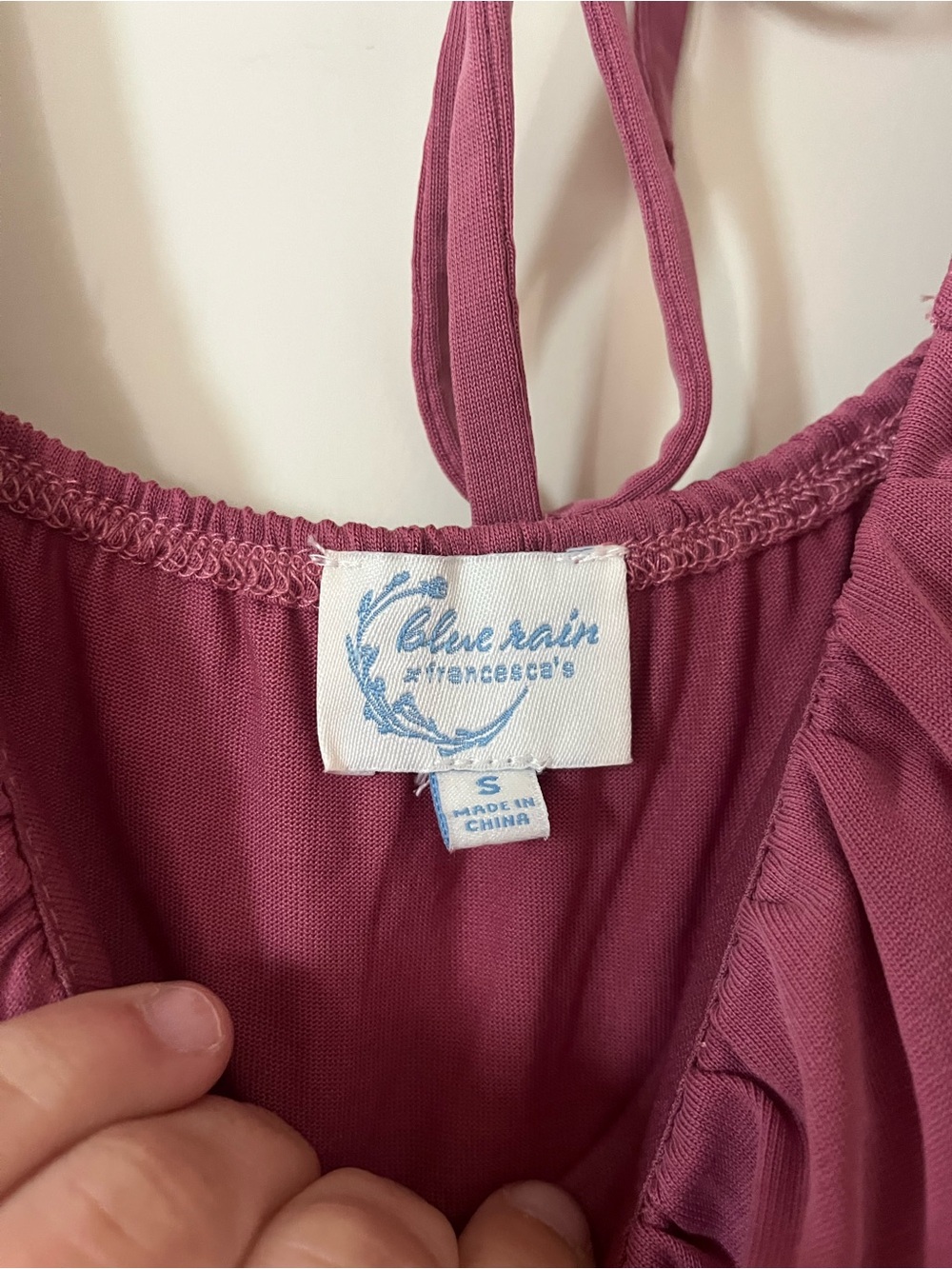 Blue Rain by Francesca’s Scoop Neck Dress in Dusty Rose Women’s Size Small - Picture 2 of 7